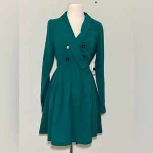 One One Six Green wrap dress